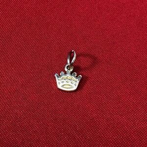 Tiny Gold‎ Tone- Crown Charm - Necklace or Bracelet Charm